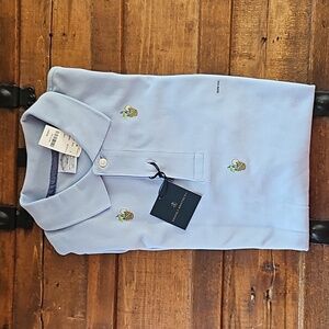 NWT Brooks Brothers Men's Golden Fleece Performance Pique Large Slim Fit Polo